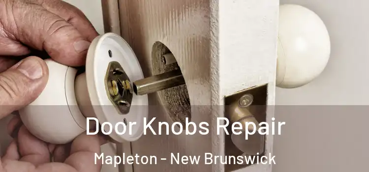 Door Knobs Repair Mapleton - New Brunswick
